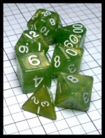 Dice : Dice - Dice Sets - Wiz Dice Green Opaque Sparkle - eBay Oct 2015